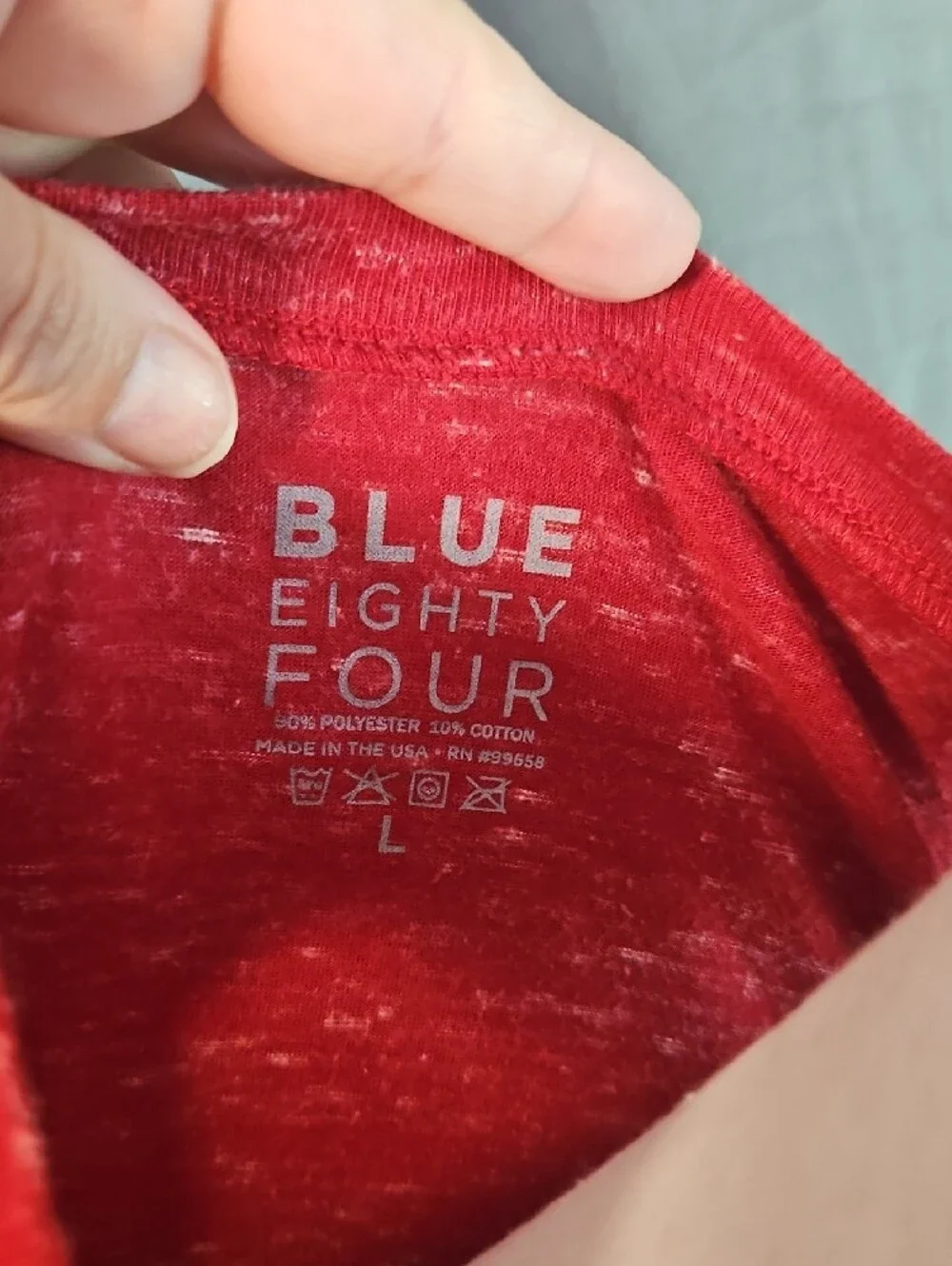 Blue 84 Red Razorbacks Graphic Tank Top - Picture 3 of 4